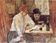 Henri  Toulouse-Lautrec A la Mie oil painting artist